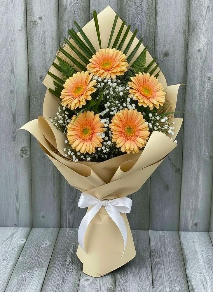 Букет цветов из: Герберы в Городце