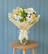 Букет цветов из:  Хризантемы и Розы #REPLACE_PRED# Городце