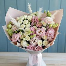 Букет цветов из:  Альстромерии и Розы в Городце